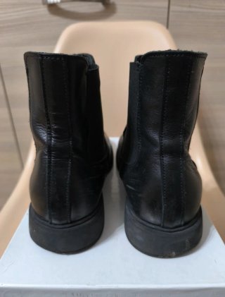 Stivaletti uomo in pelle nera