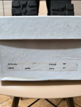 Stivaletti uomo in pelle nera