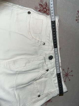 Falda pantalón blanco mujer