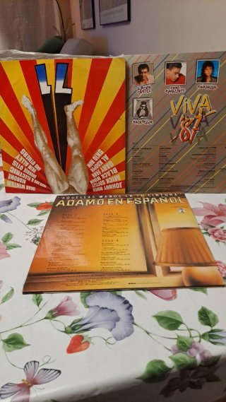 3 LPS Dobles Compilación,Carpetas Gatelfold