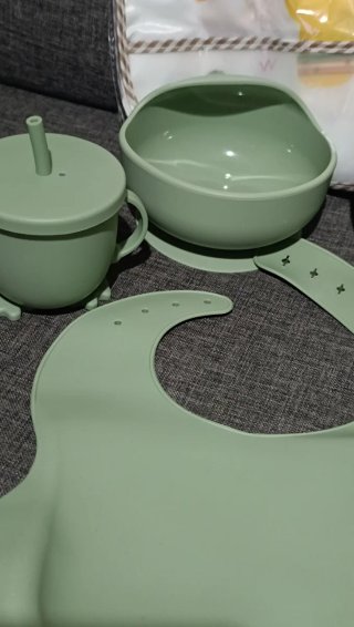 Juego de 12 Piezas de Cubiertos para Bebé Silicona