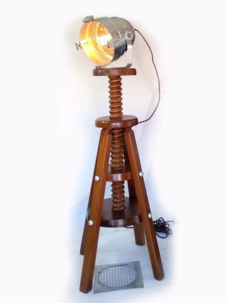 Lampada da Terra Artigianale Modello Unico