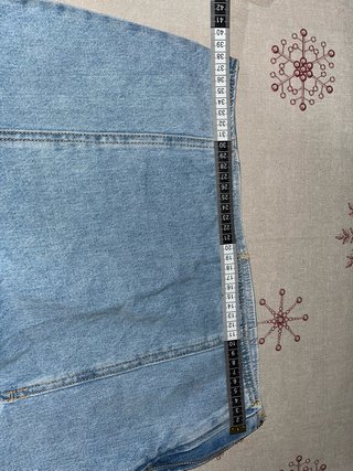Falda pantalón Stradivarius azul mujer