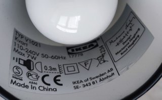 Lampada a Pinza Flexo KVART Vintage Nuova di IKEA