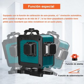 Geevorks Nivel Láser 360 16 Líneas 4D