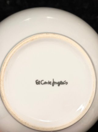 Tetera El Corte Inglés grande Porcelana Blanca