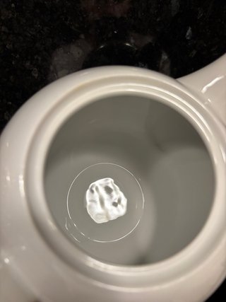 Tetera El Corte Inglés grande Porcelana Blanca