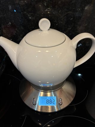 Tetera El Corte Inglés grande Porcelana Blanca