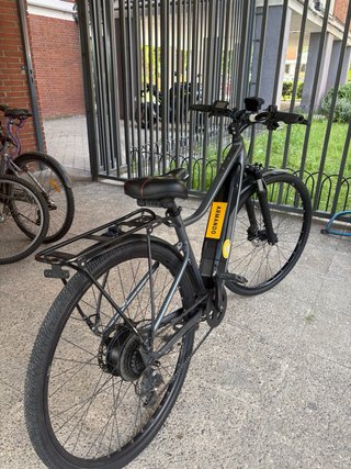 Bicicleta Eléctrica Negra