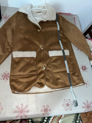 Abrigo marrón forro pelo niño/a
