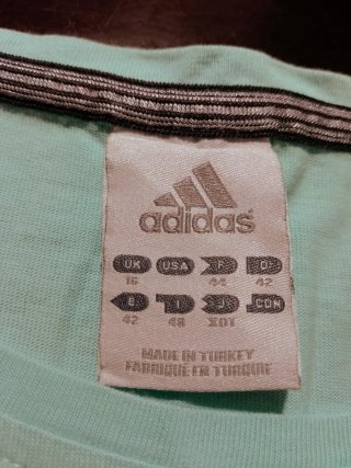 Camiseta Adidas original Turquesa Talla M