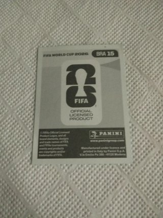 Carta Panini Mundial Rodrygo Brasil