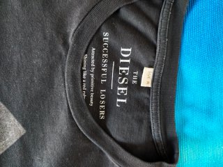 Camiseta Diesel Talla M Negra