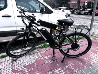 Bicicleta Eléctrica EVERCROSS Negra (2 baterías)