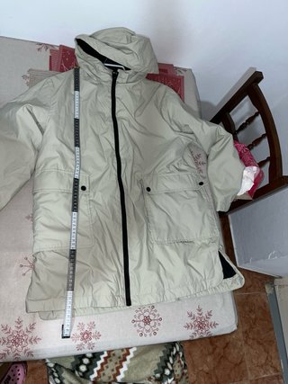 Abrigo beige niño/a con capucha