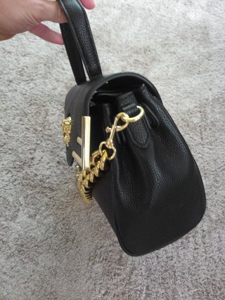 Bolso Versace Negro y Dorado