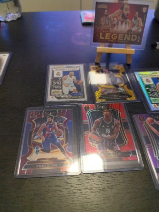 Panini Contenders & select Euroleague lote