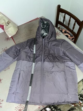 Abrigo acolchado morado niña