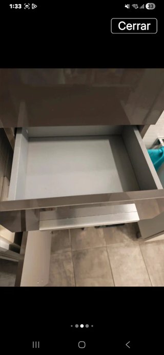 Mueble armario de baño lacado