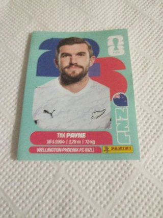 Carta Tim Payne Mundial 2023 Panini