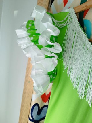 Vestido Sevillana niña talla para 4/6 años