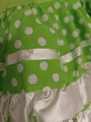 Vestido Sevillana niña talla para 4/6 años