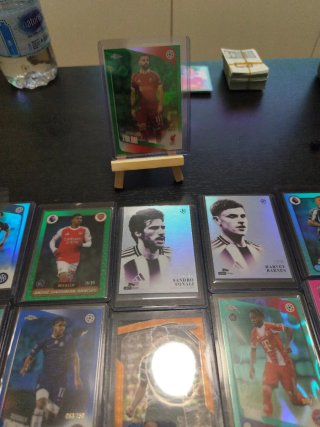 Lote cromos fútbol: Chrome, Prizm, Simplicidad