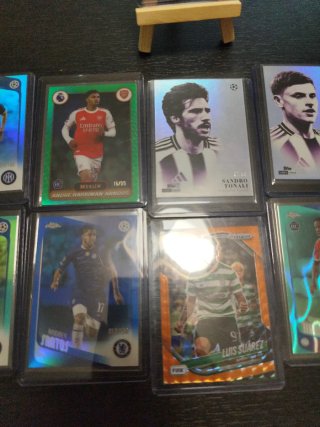 Lote cromos fútbol: Chrome, Prizm, Simplicidad