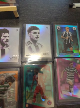 Lote cromos fútbol: Chrome, Prizm, Simplicidad
