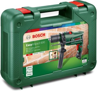 Bosch Taladro percutor EasyImpact 600W maletín