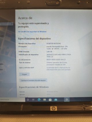Portatile HP Pavilion dv6500 15" Windows 10 Pro