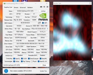 NVIDIA GeForce GTX 1070 Founders / só DisplayPort