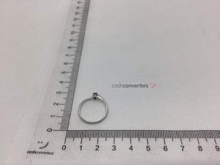 anillo oro 18k con piedra con diamante