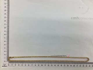 cadena oro 18k 25cm