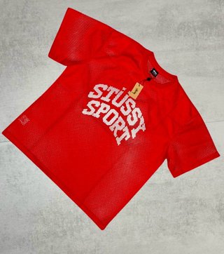 Camiseta Stussy Roja Malla Talla L