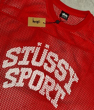 Camiseta Stussy Roja Malla Talla L