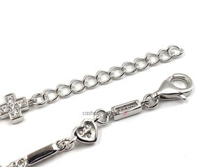 pulsera plata 925mm con piedra con circonita