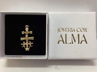 crucifijo oro 18k
