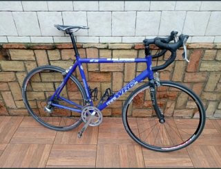 Bicicleta carretera talla 56 + rodillo