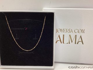cadena oro 18k 20cm