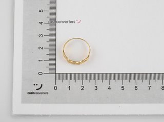 anillo oro 18k con piedra con circonita