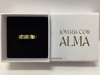 anillo oro 18k