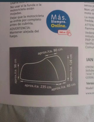 Funda Protectora Moto Talla L
