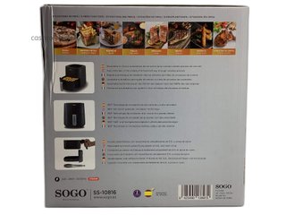 freidora de aire sogo ss10816