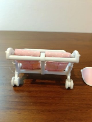 Carrito Sylvanian Families doble gemelos