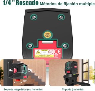 HYCHIKA B0F215BDYQ nivel láser verde con trípode