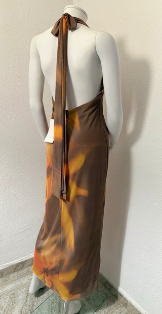 Vestido largo Zara estampado floral