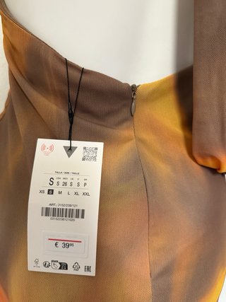 Vestido largo Zara estampado floral