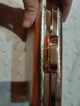 Bolso de fiesta dorado
