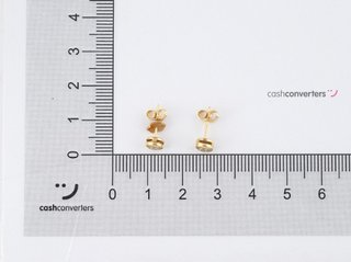 pendientes oro 18k con piedra con circonita